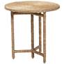 2_bali & pari Fumito Handwoven Seagrass End Table - Round Side Table