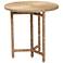 bali & pari Fumito Handwoven Seagrass End Table - Round Side Table