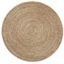 5_bali & pari Fumito Handwoven Seagrass End Table - Round Side Table more views
