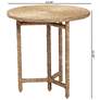 7_bali & pari Fumito Handwoven Seagrass End Table - Round Side Table more views