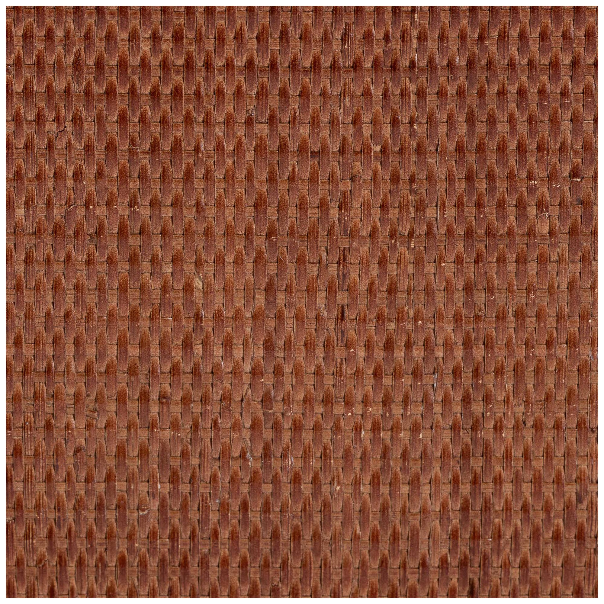 bali & pari Gaspar Marbled Tortoise Natural Rattan Console Table