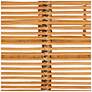 6_bali & pari Genet Natural Brown Rattan and Teak Wood 2-Tier Kitchen Cart more views