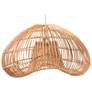 2_bali & pari Hansa Natural Rattan Pendant Lampshade - Ceiling Light Cover
