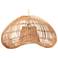 bali & pari Hansa Natural Rattan Pendant Lampshade - Ceiling Light Cover