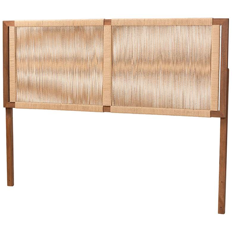 Image 1 bali & pari Holitz Natural Rope Woven King Headboard