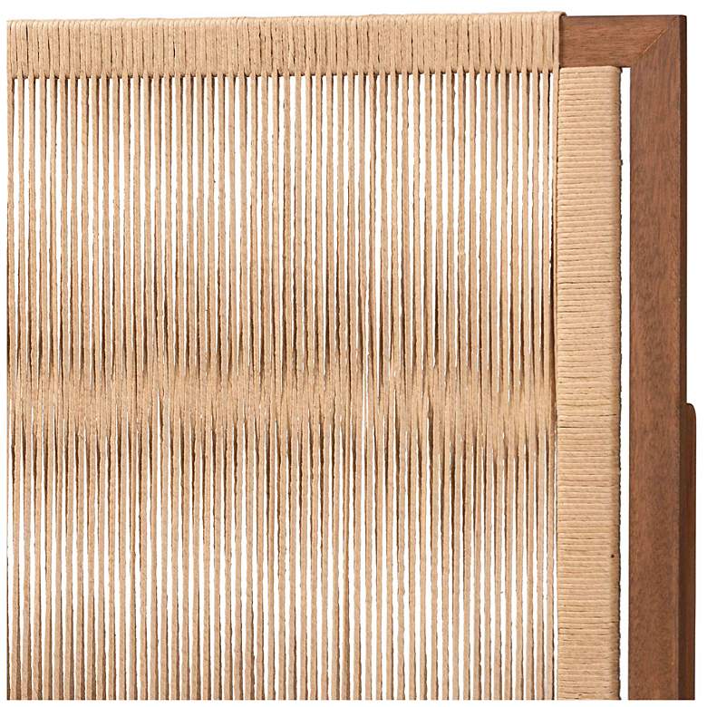 Image 4 bali & pari Holitz Natural Rope Woven King Headboard more views