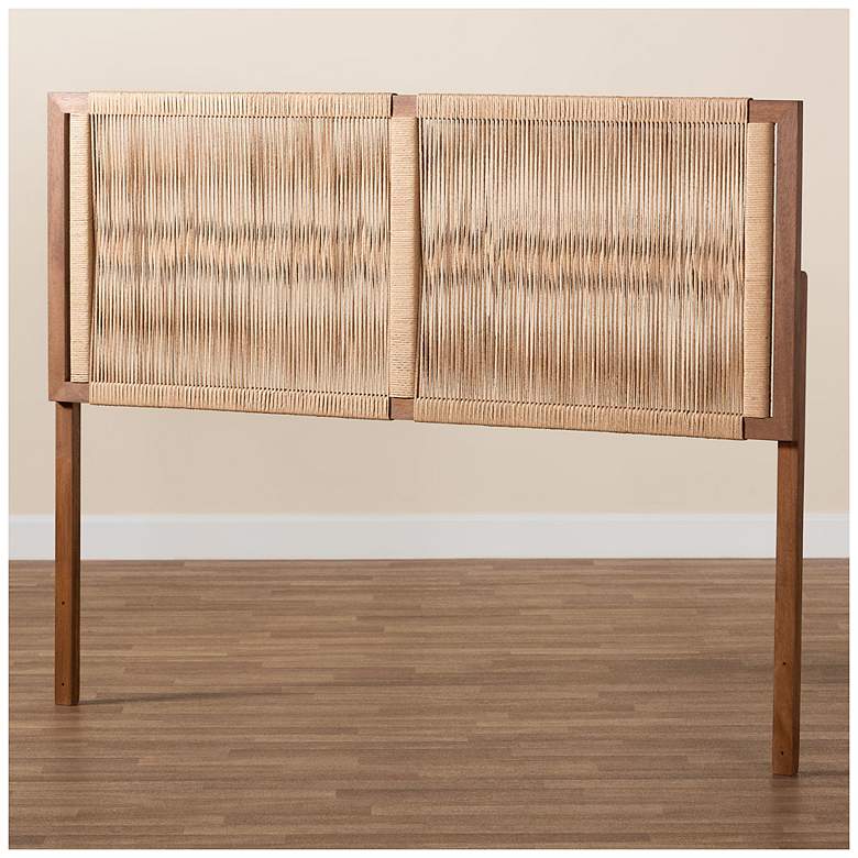 Image 6 bali & pari Holitz Natural Rope Woven King Headboard more views