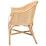 4_bali & pari Hollis Natural Rattan Barrel Chair with Cushion - Armchair more views