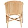 5_bali & pari Hollis Natural Rattan Barrel Chair with Cushion - Armchair more views