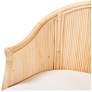 6_bali & pari Hollis Natural Rattan Barrel Chair with Cushion - Armchair more views