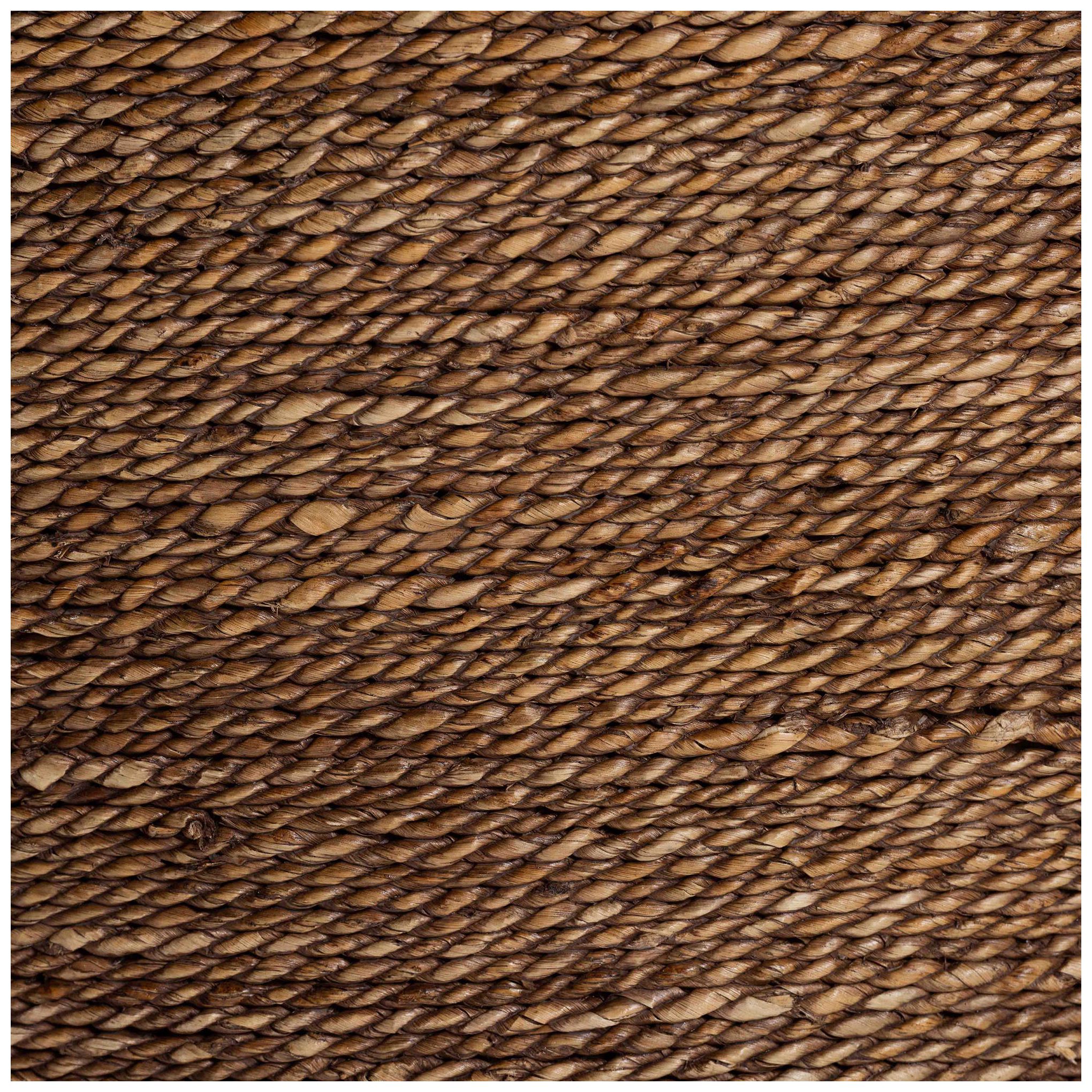 bali & pari Jasper Seagrass Dining Chair with Mahogany Wood, Brown Wash