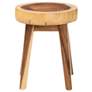 3_bali & pari Jia Suar Wood End Table - Handcrafted Side Table more views
