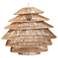 bali & pari Kaede Handwoven Jute Pendant Lampshade - Ceiling Light Cover