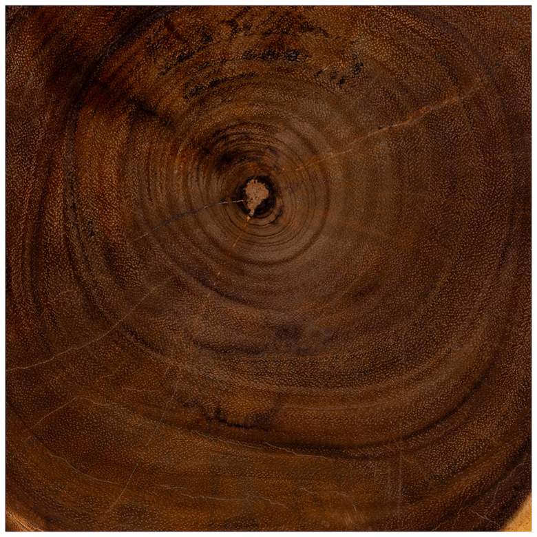 Image 7 bali & pari Kaseko Hand-carved Suar Wood Side Table more views