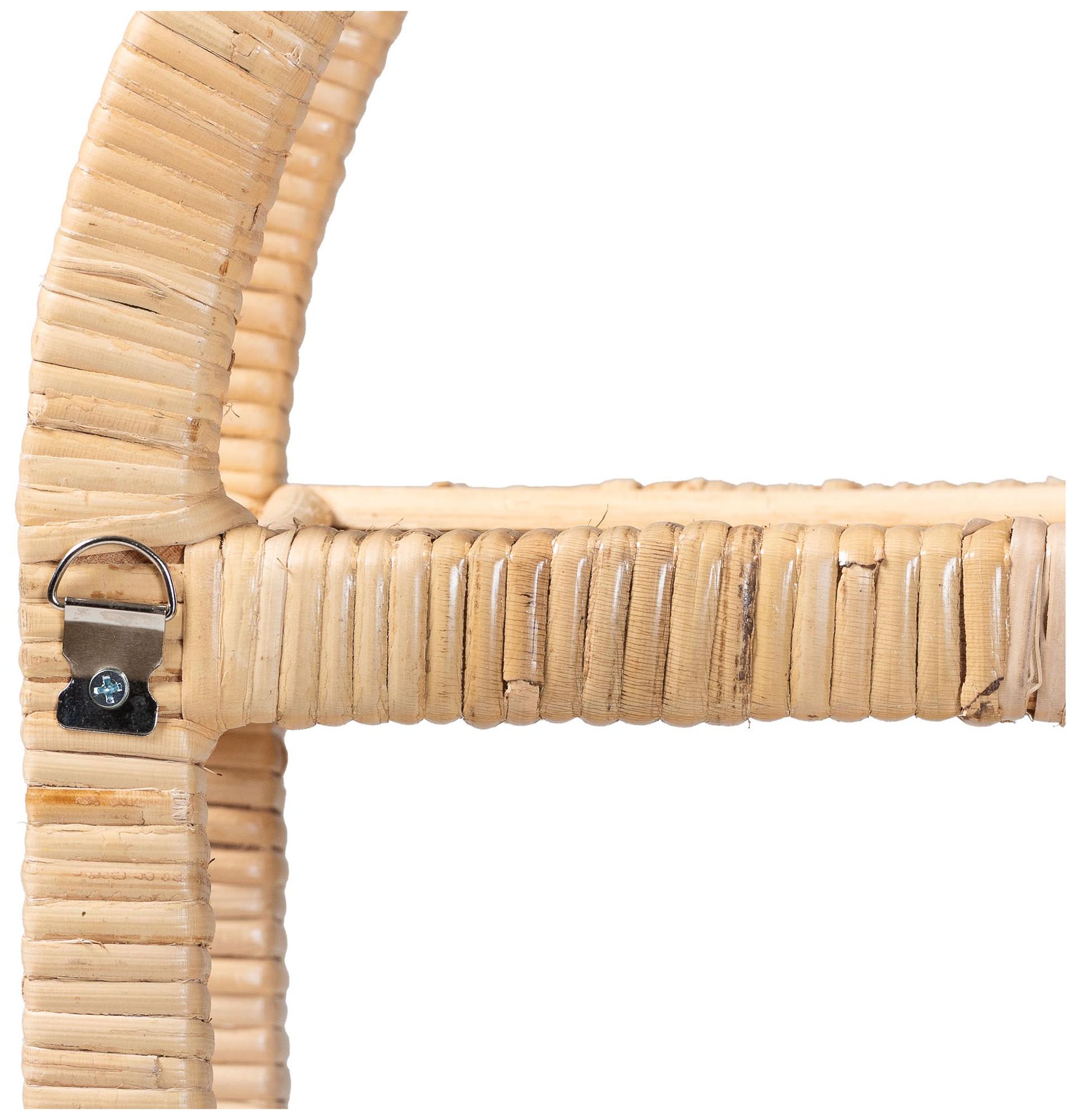 Image 6 bali & pari Labonita Natural Rattan Wall Shelf  - 3-Tier Wall-Mounted more views