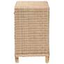5_bali & pari Lanica Japandi Sun Bleached Rattan 2-Drawer Console Table more views