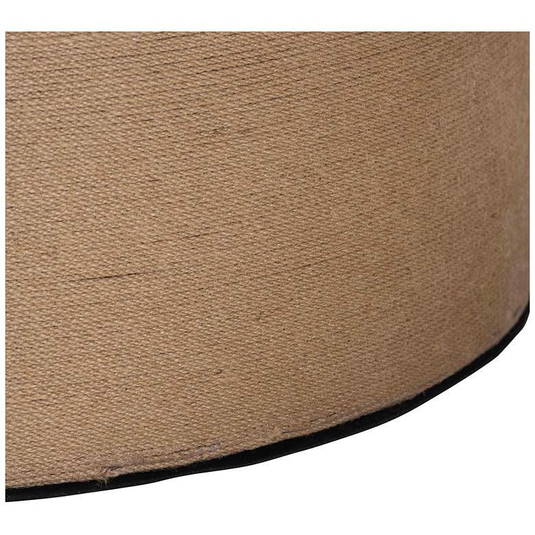 Image 3 bali & pari Lapis Handwoven Jute Coffee Table - Boho Round Centerpiece more views