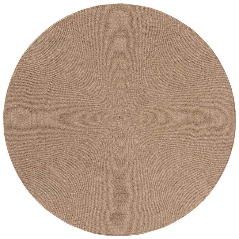 Image 4 bali & pari Lapis Handwoven Jute Coffee Table - Boho Round Centerpiece more views