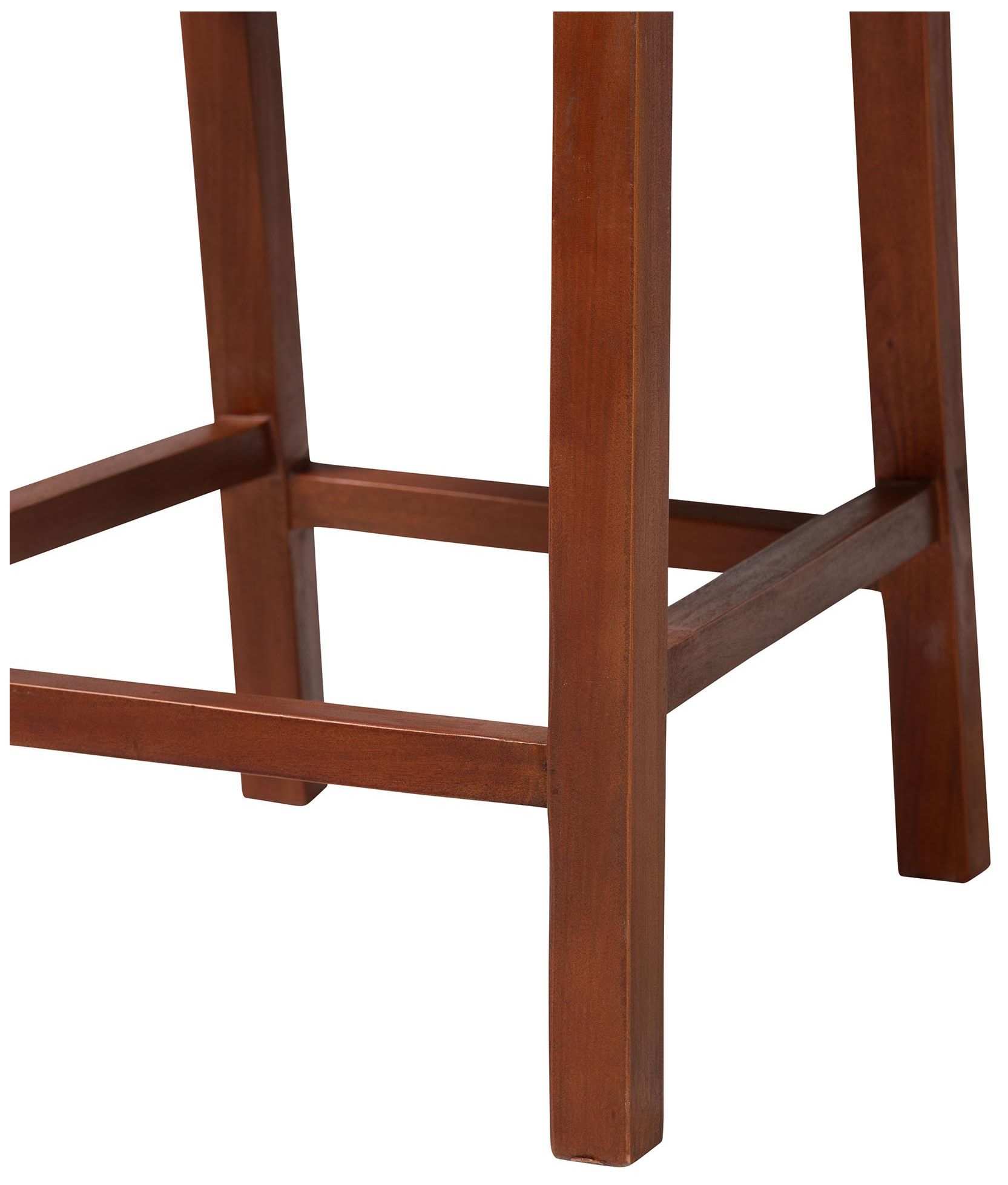 Image 6 bali & pari Lesia Natural Rattan Counter Stool with Cushion - Handwoven more views