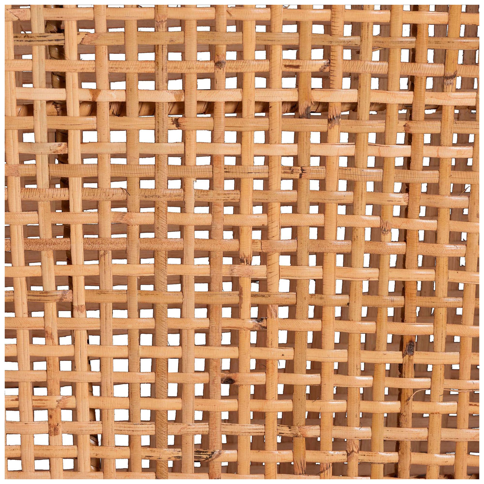 bali & pari Lesia Natural Rattan Dining Chair with Cushion - Handwoven