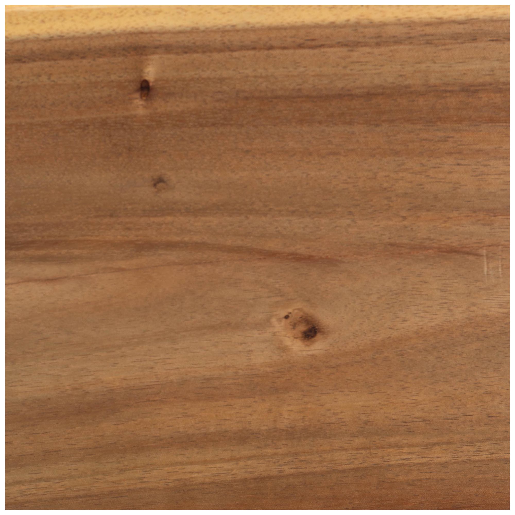 bali & pari Luli Suar Wood Bar Stool - Handcrafted Solid Wood Stool