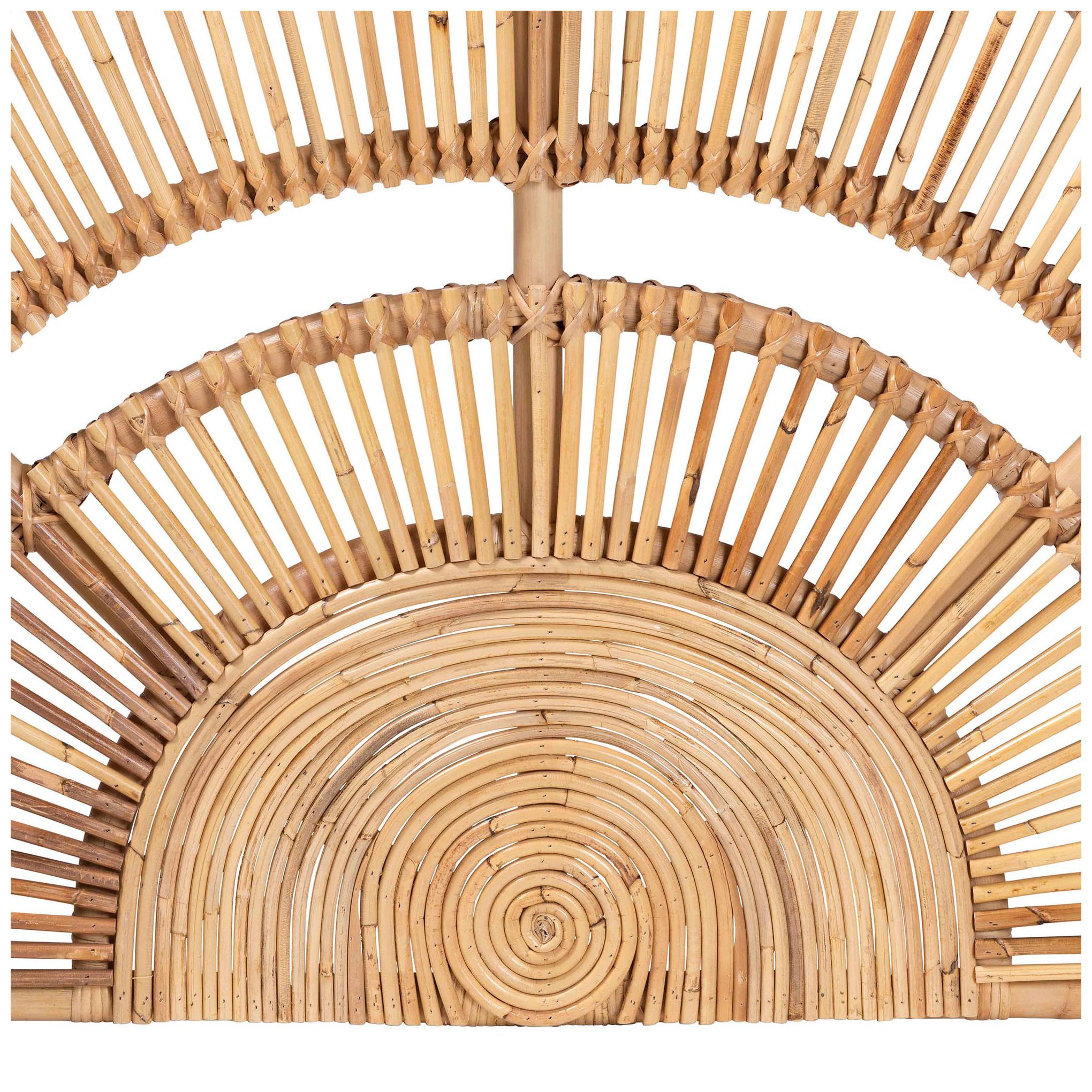 Image 4 bali & pari Luna Rattan Headboard -Wicker Wall-Mount Headboard, Queen more views