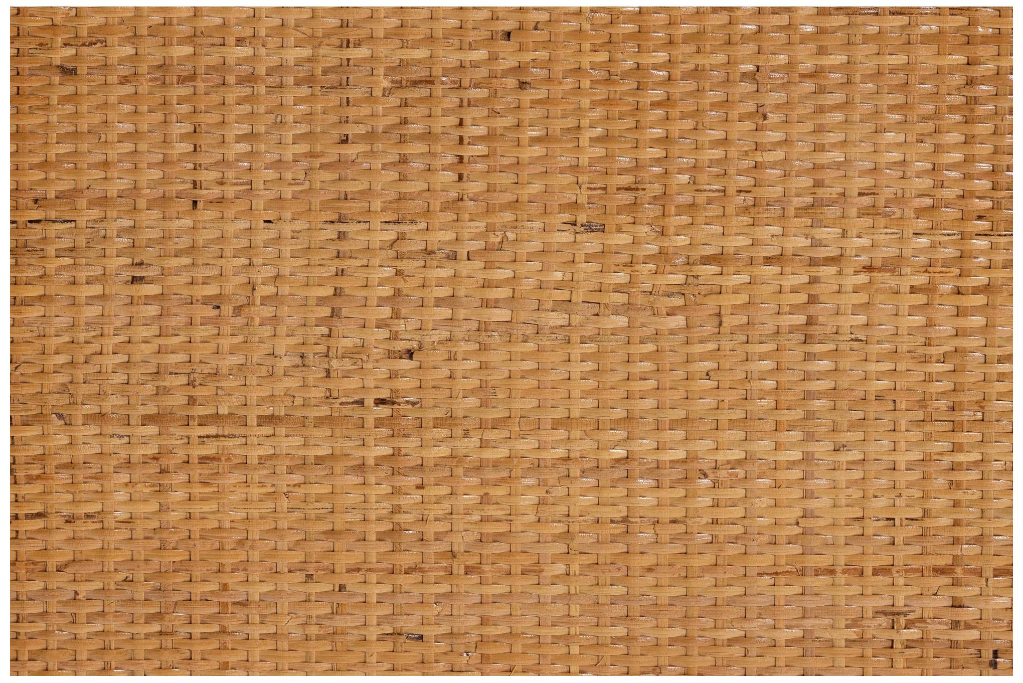 bali & pari Mairen Arched Natural Rattan Storage Cabinet