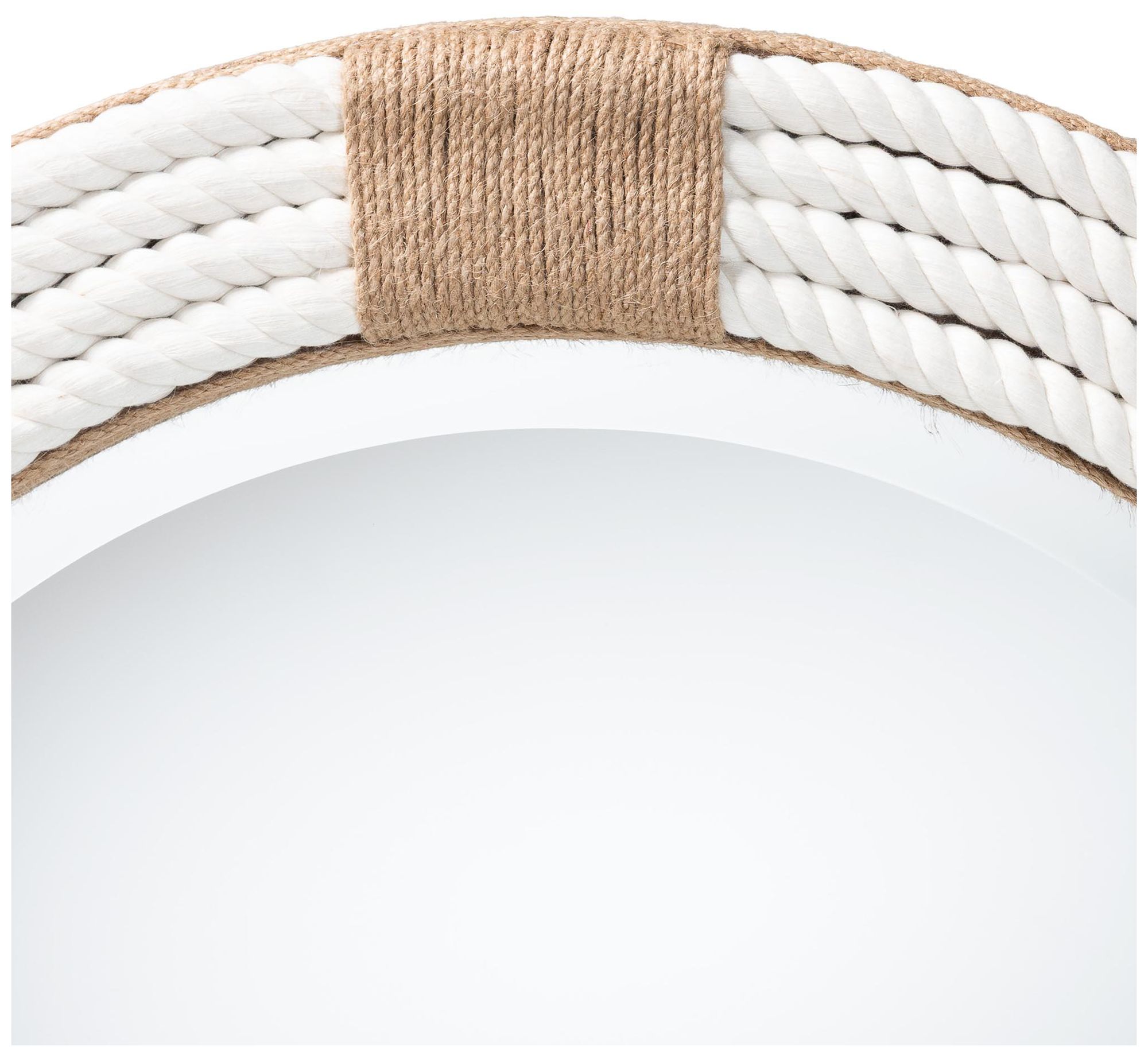 Image 3 bali & pari Makya Round  Woven Rope Mirror more views