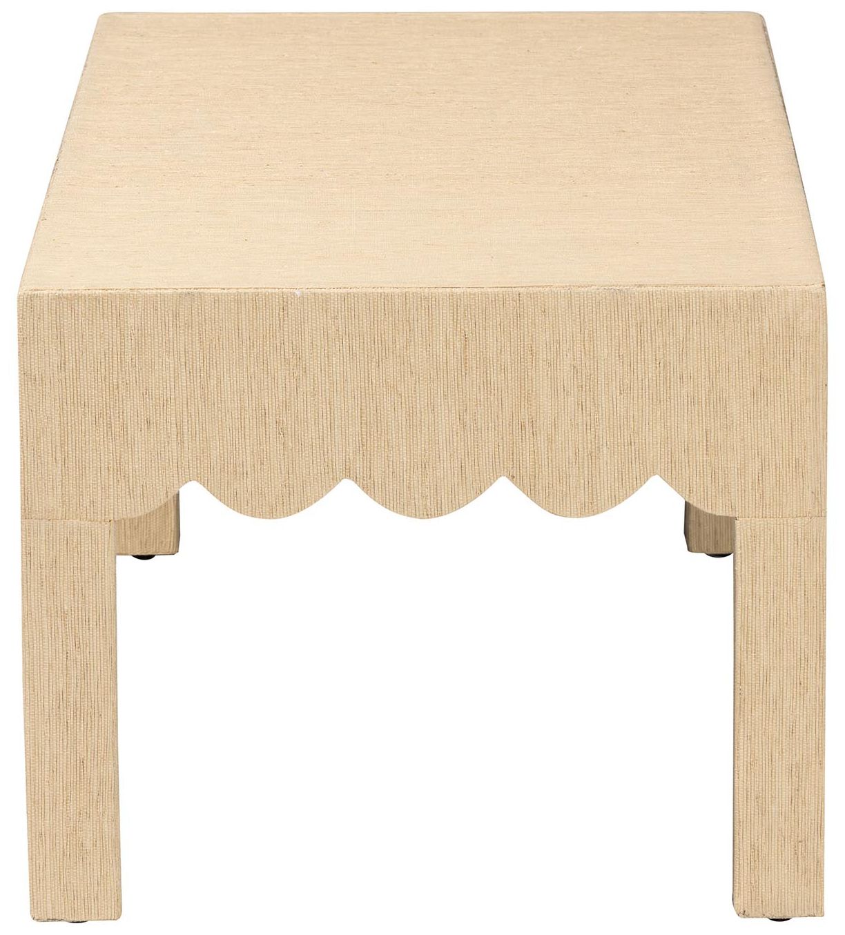 Image 4 bali & pari Mason Natural Grasscloth Coffee Table - Accent Table more views