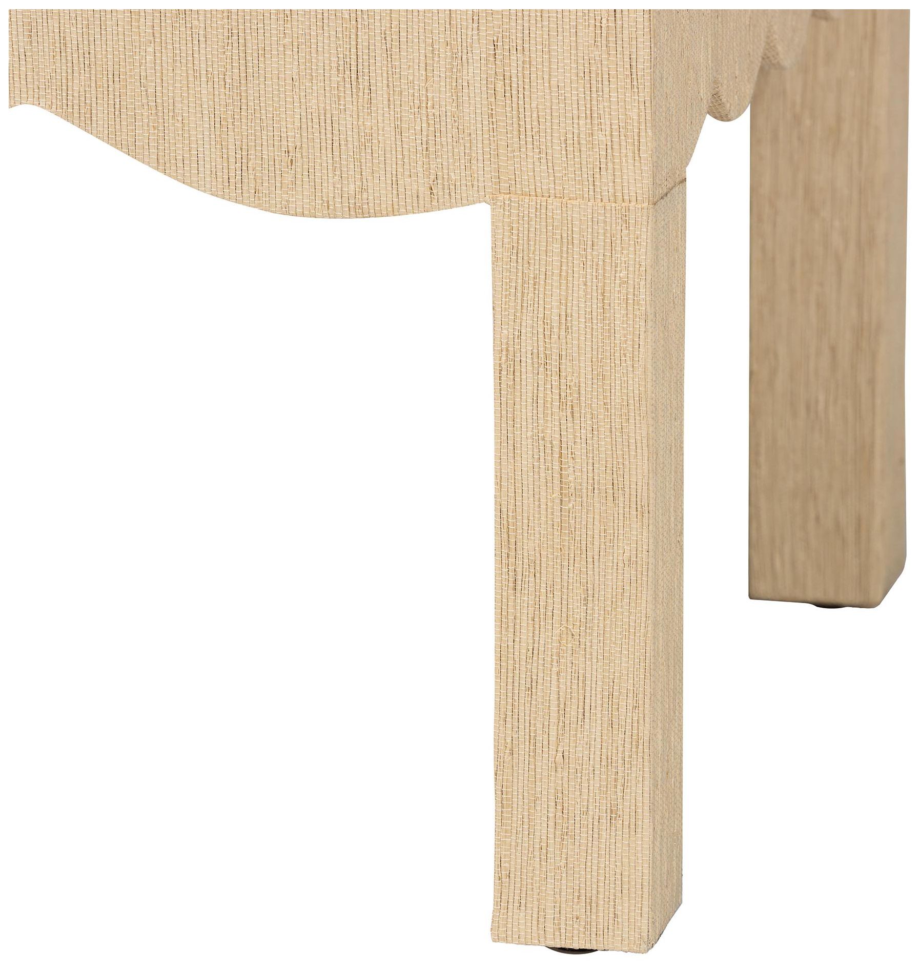 Image 6 bali & pari Mason Natural Grasscloth Coffee Table - Accent Table more views