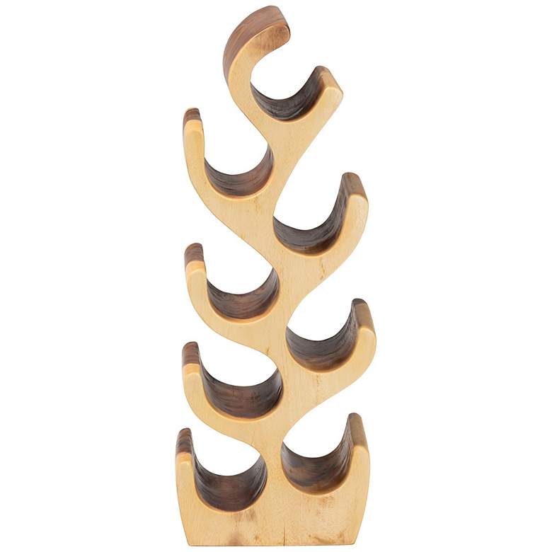 Image 5 bali & pari Matana Suar Wood Wine Rack with 8 Bottle Capacity more views