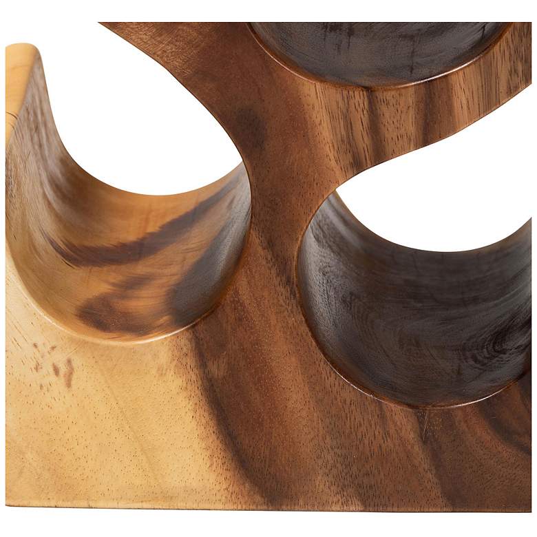 Image 7 bali & pari Matana Suar Wood Wine Rack with 8 Bottle Capacity more views