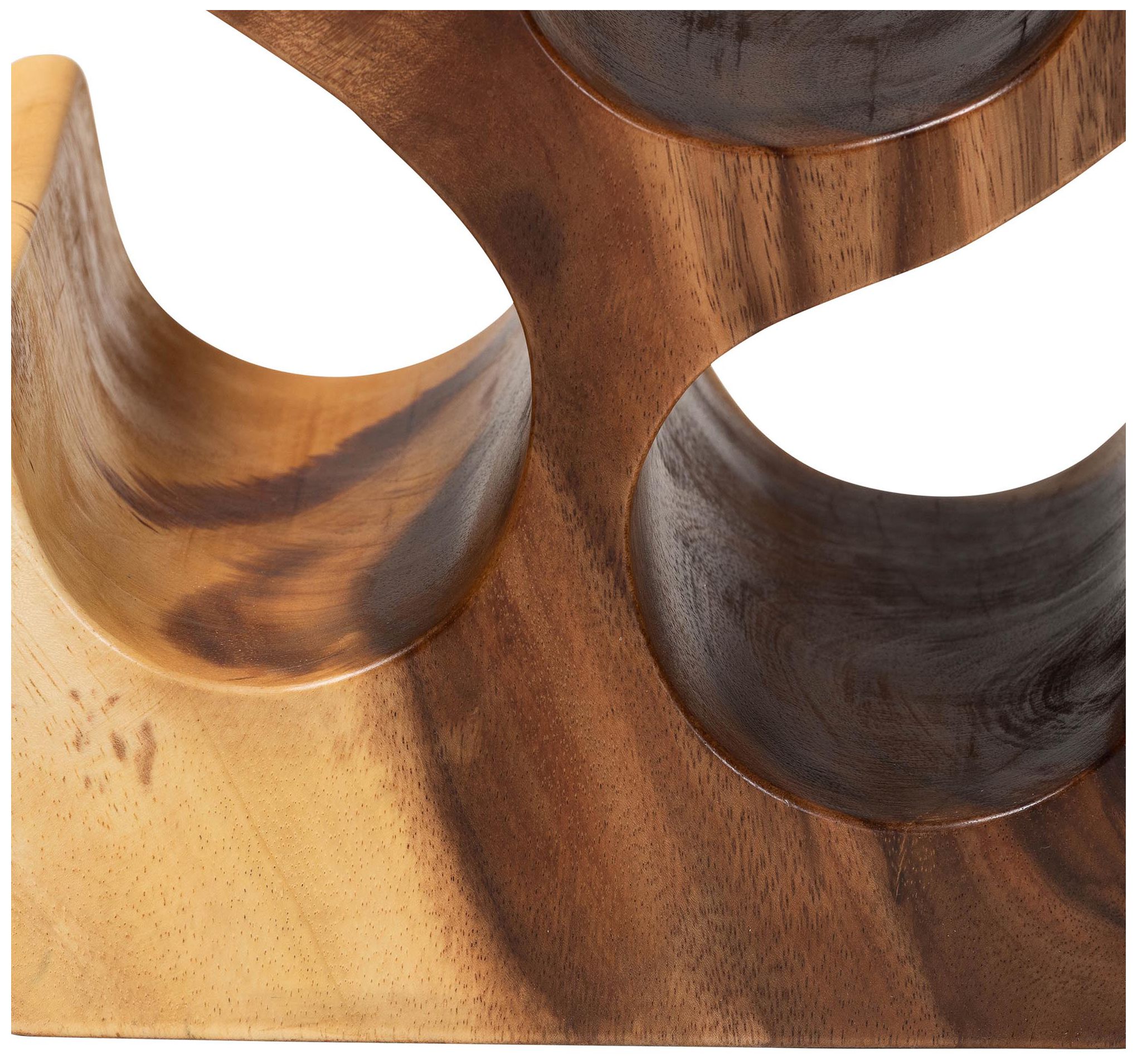 bali & pari Matana Suar Wood Wine Rack with 8 Bottle Capacity