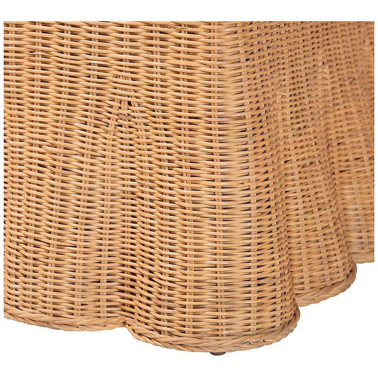 Image 6 bali & pari Maya Natural Rattan Accent Chair -Wicker Dining Chair more views