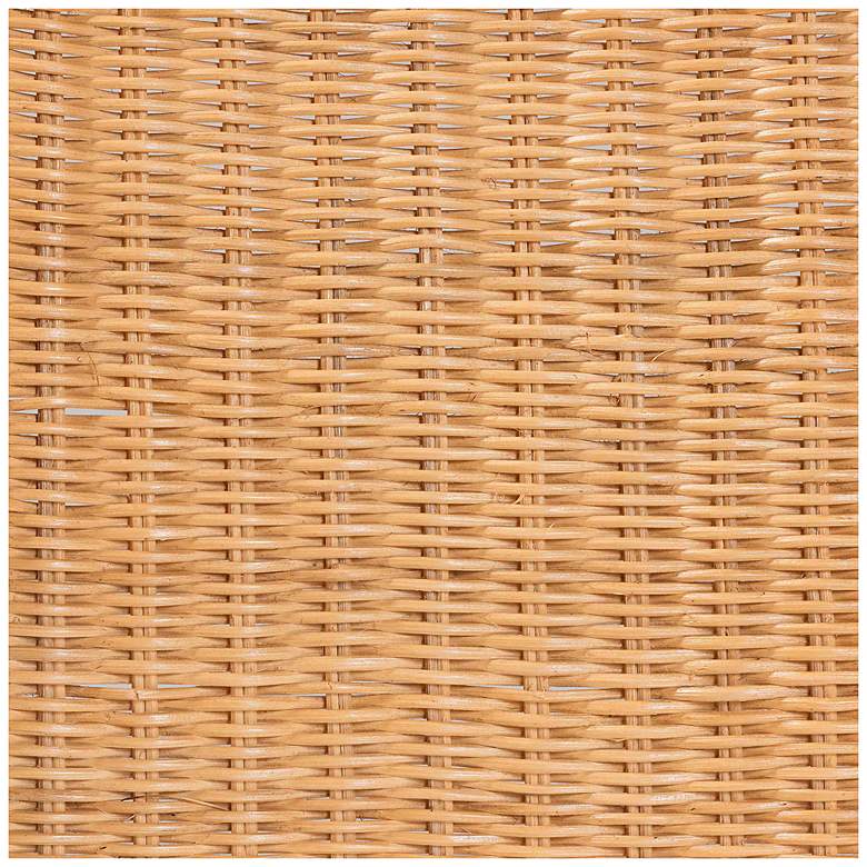 Image 7 bali & pari Maya Natural Rattan Accent Chair -Wicker Dining Chair more views