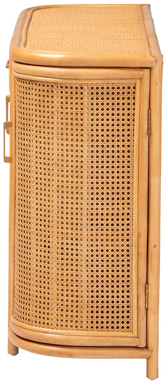 Image 5 bali & pari McKenna Natural Rattan Sideboard - Wicker Buffet Credenza more views