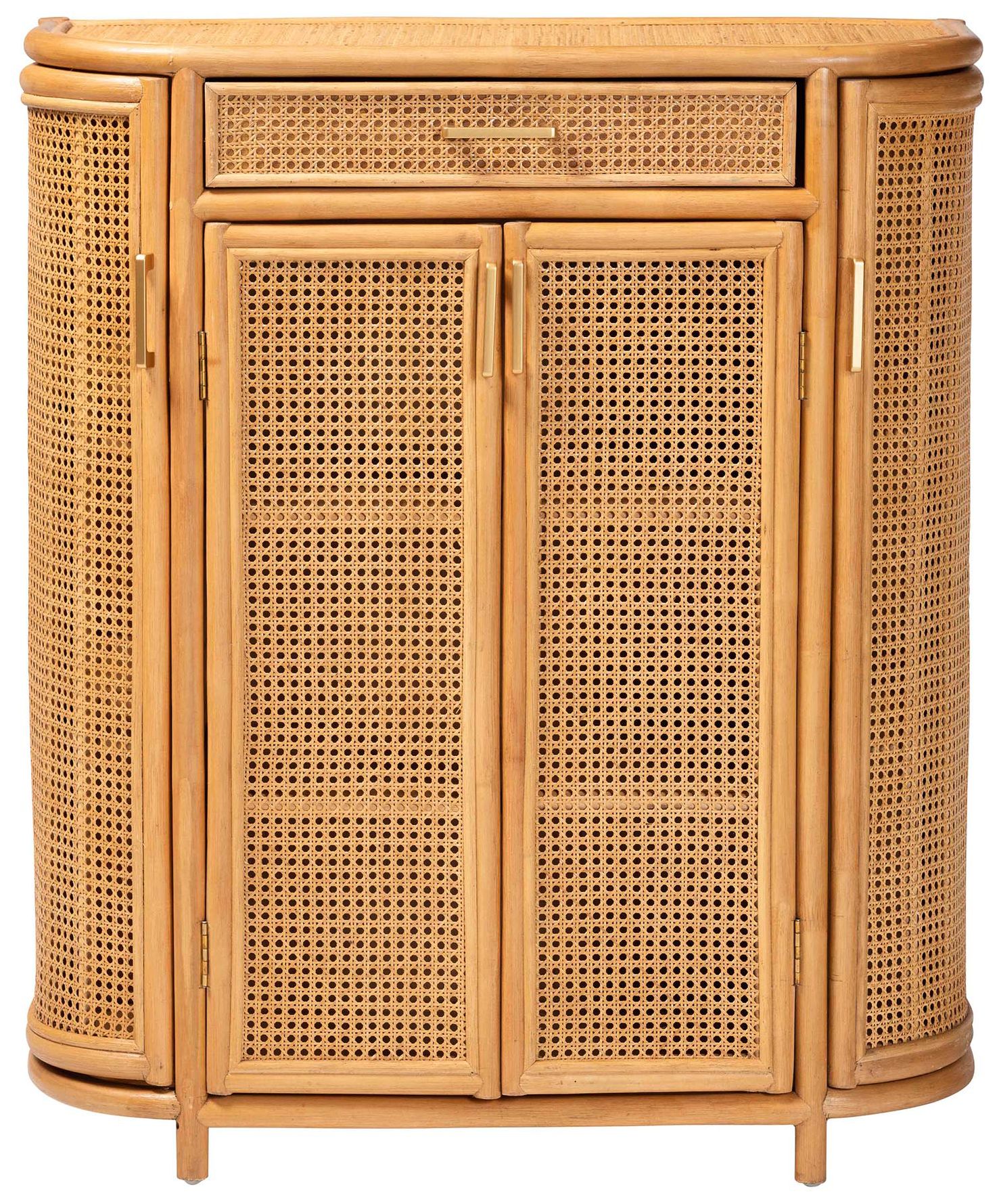 Image 4 bali & pari McKenna Natural Rattan Storage Cabinet - 1-Drawer more views