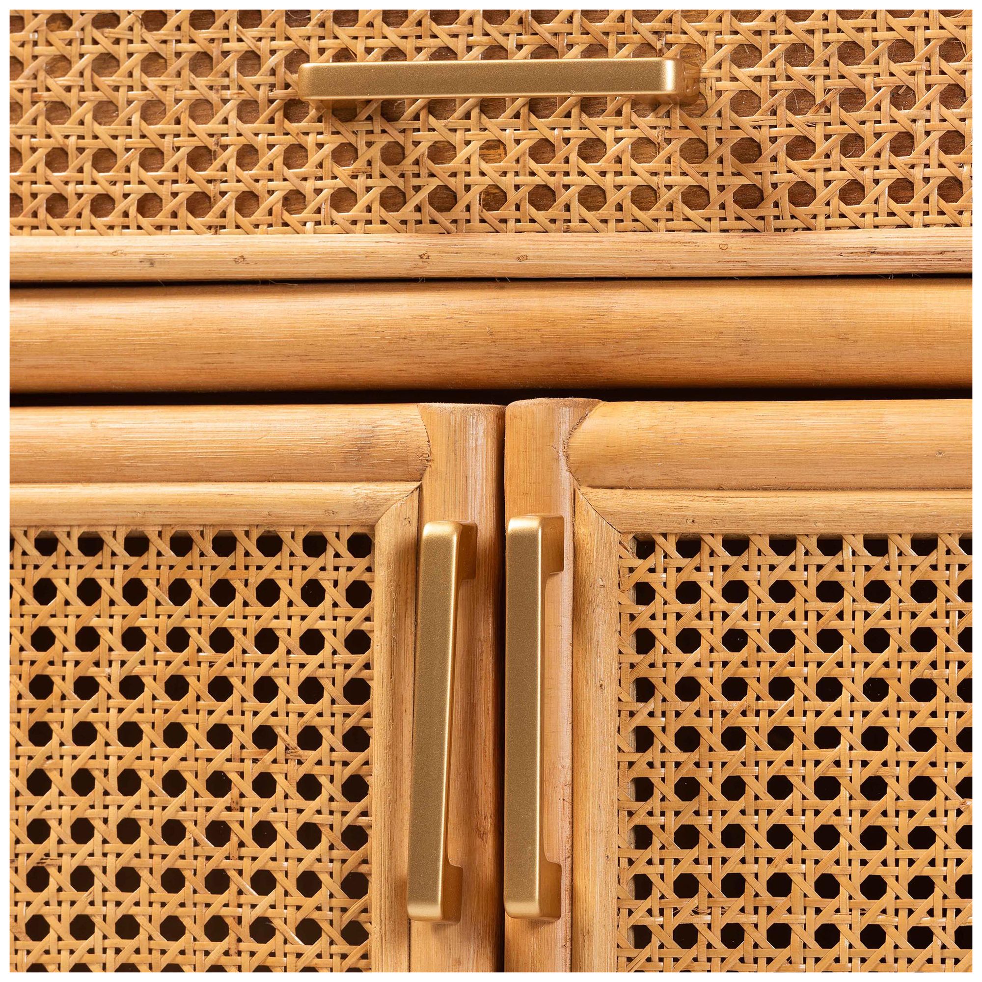 Image 6 bali & pari McKenna Natural Rattan Storage Cabinet - 1-Drawer more views