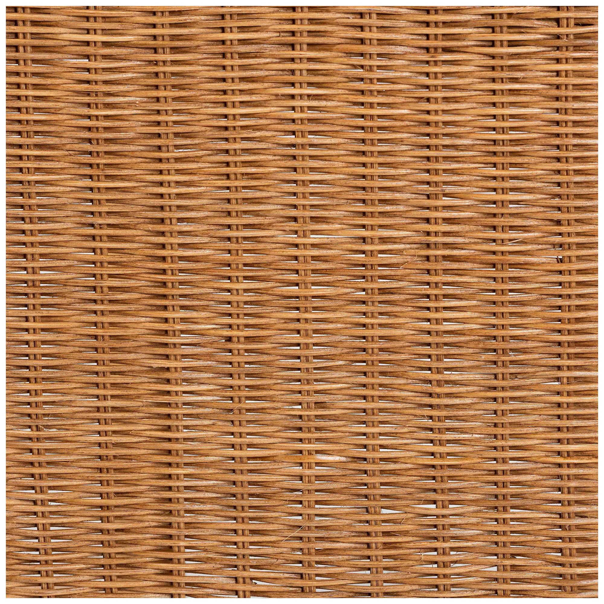 Image 6 bali & pari Modesta Natural Rattan Accent Bench - Handwoven Wicker Seating more views
