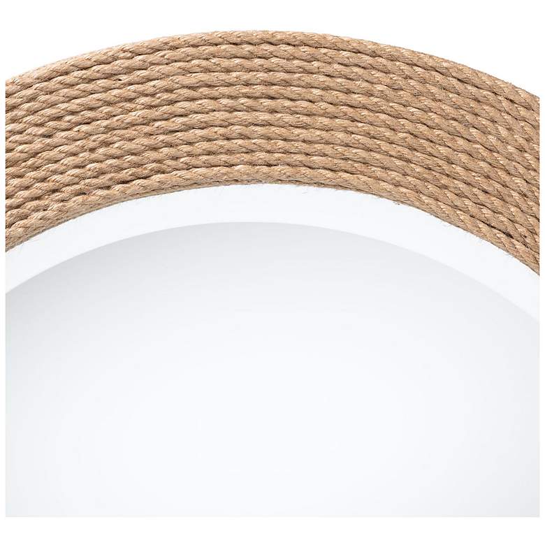 Image 3 bali & pari Nieva Round Woven Rope Mirror more views