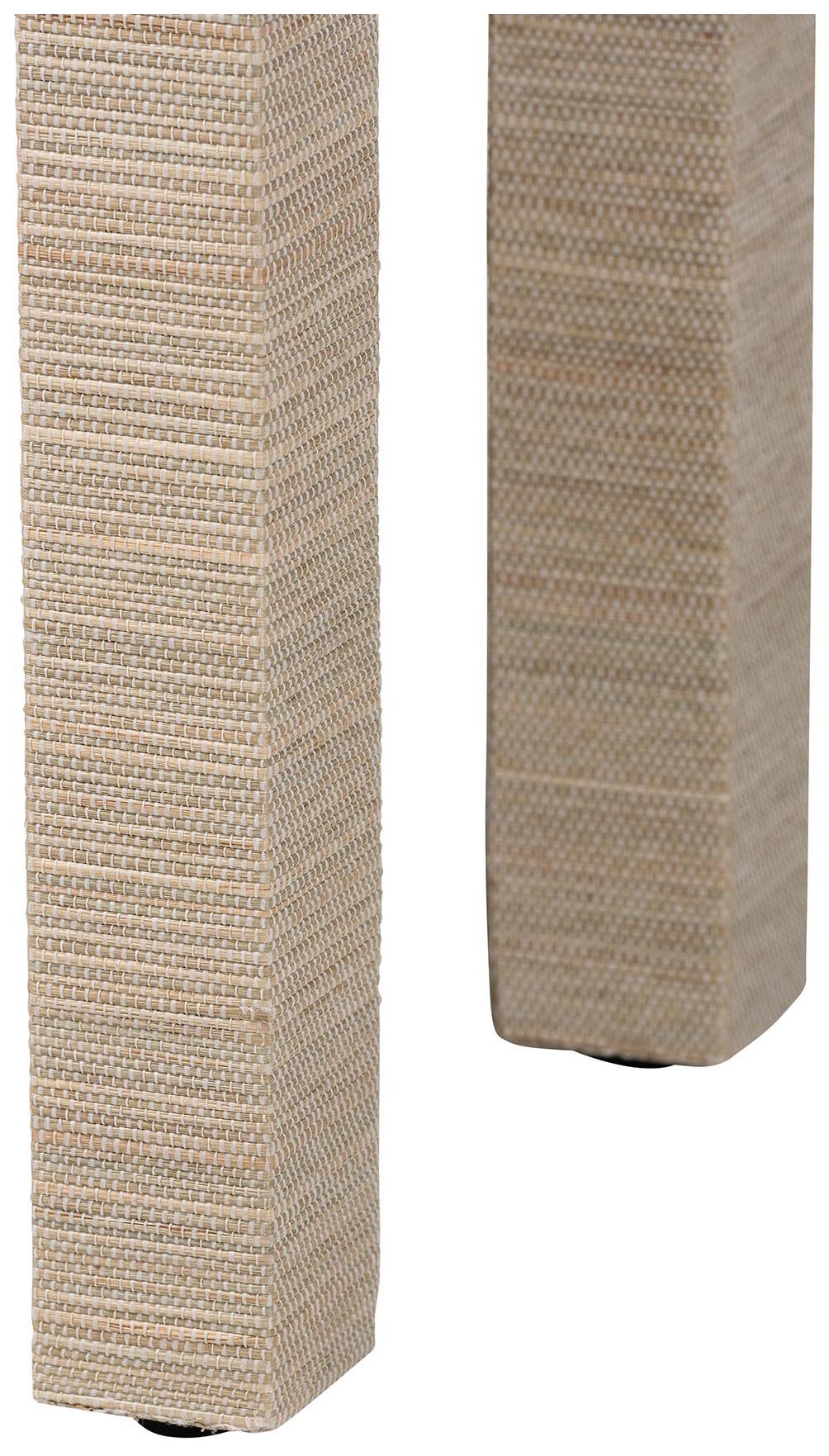 bali & pari Noah Grasscloth 2-Drawer Console Table - Accent Table, Beige