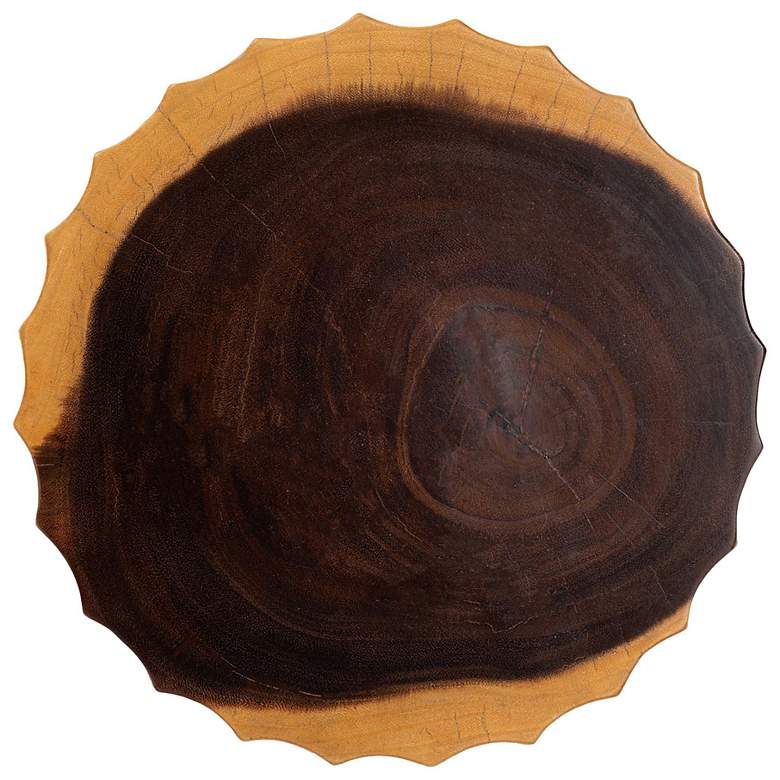 Image 6 bali & pari Noleta Hand-carved Suar Wood Side Table more views