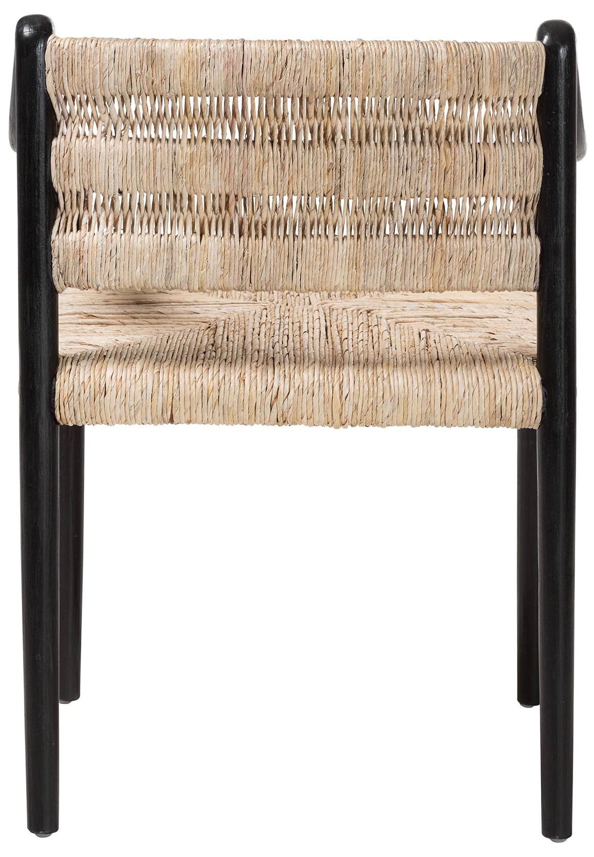 Image 5 bali & pari Onda Handwoven Seagrass Dining Chair - Natural Wicker Armchair more views