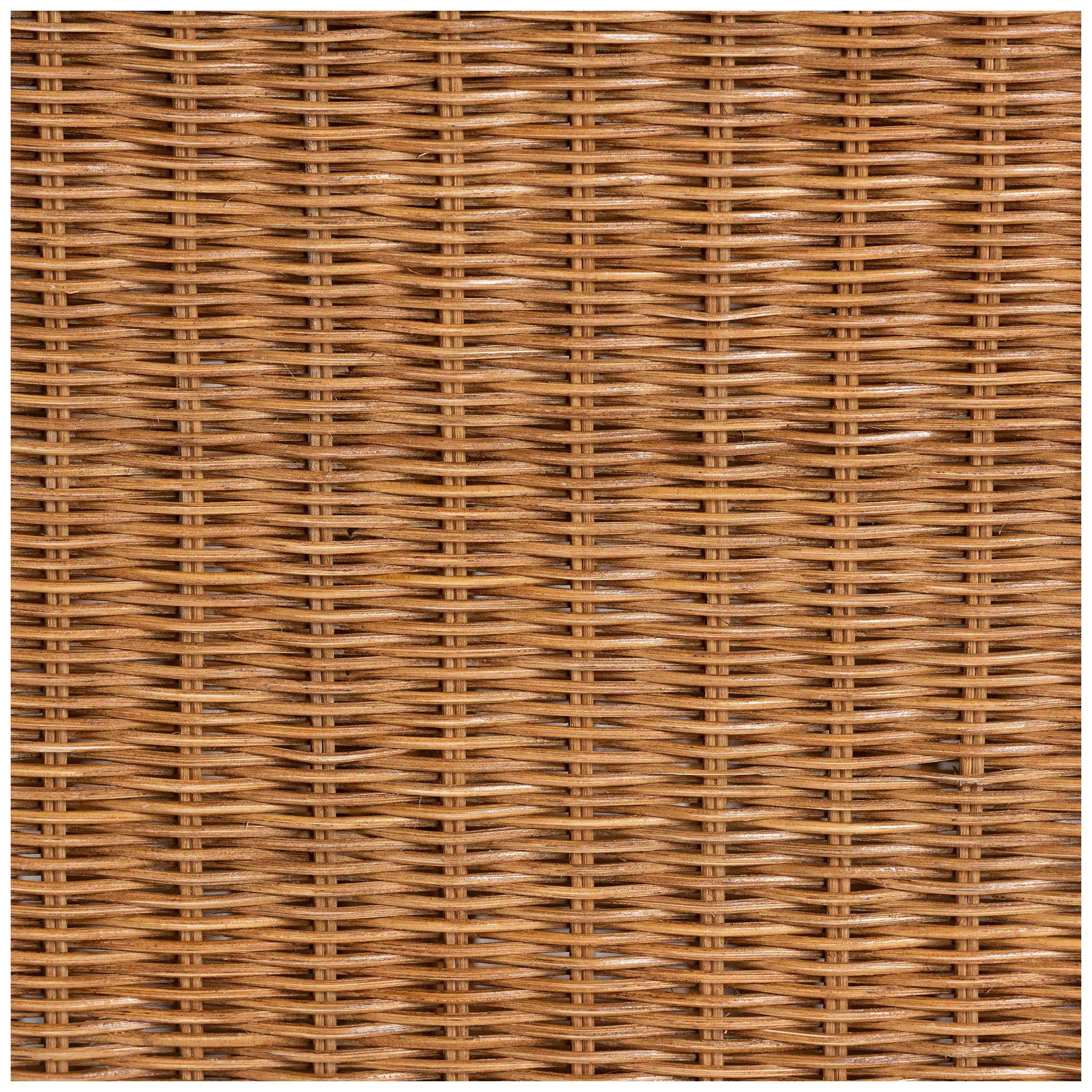 Image 6 bali & pari Oteria Natural Rattan Coffee Table - Wicker Cocktail Table more views