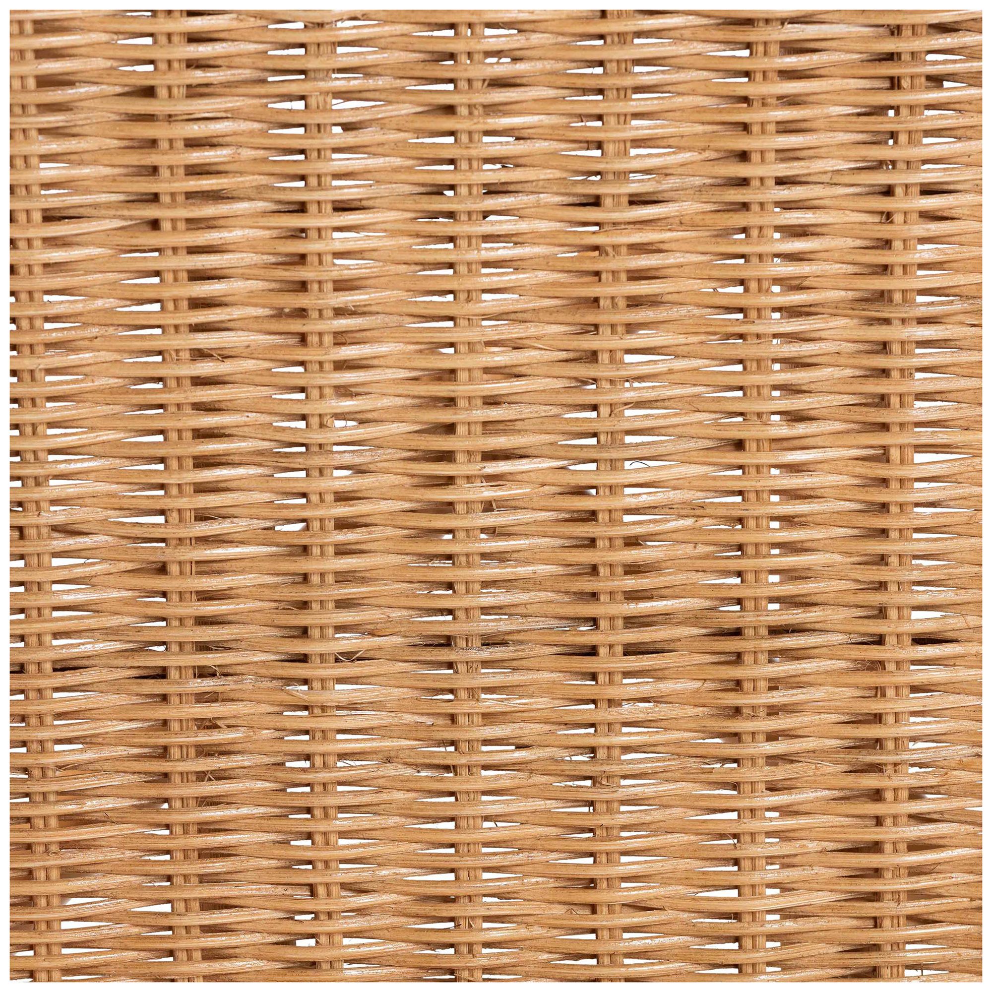 Image 7 bali & pari Oxford Round Back Rattan Handwoven Cane Dining Chair Set of 2 more views