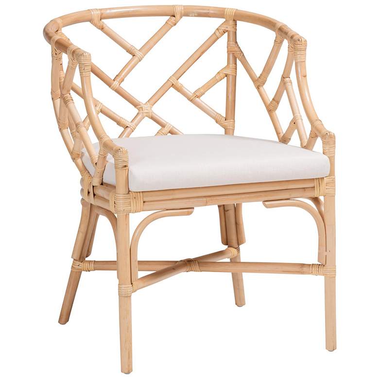 Image 2 bali & pari Padma Natural Rattan Dining Chair - Accent Chair
