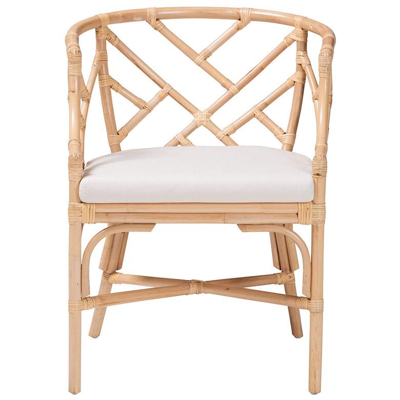 Image 3 bali & pari Padma Natural Rattan Dining Chair - Accent Chair more views