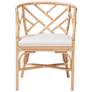 3_bali & pari Padma Natural Rattan Dining Chair - Accent Chair more views