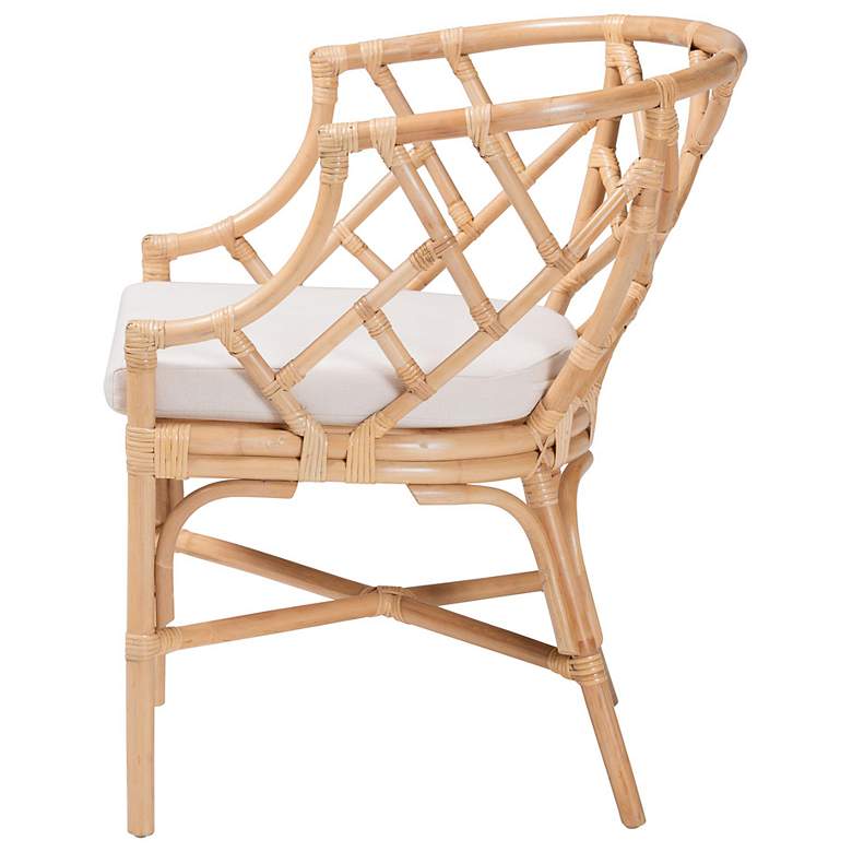 Image 4 bali & pari Padma Natural Rattan Dining Chair - Accent Chair more views