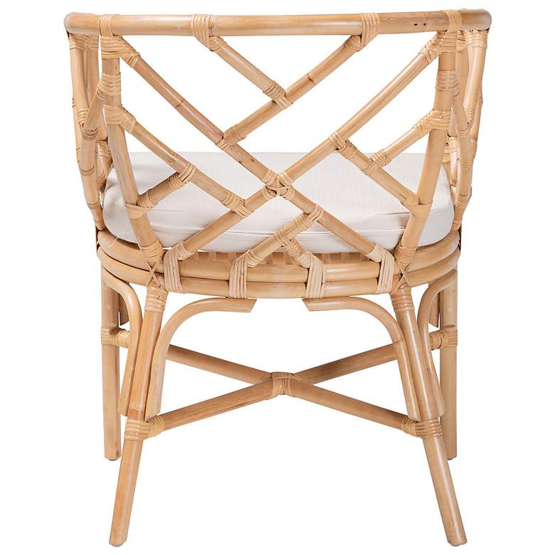 Image 5 bali & pari Padma Natural Rattan Dining Chair - Accent Chair more views